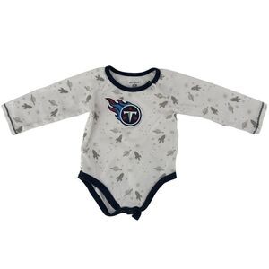 NFL Baby Tennessee Titans One Piece Outfit Baby Boy Size 6-9 M Long Sleeve Space